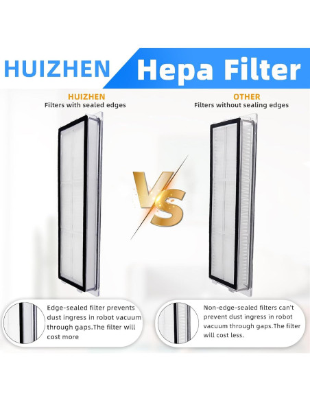 Kit de Repuestos HUIZHEN para Aspiradora Robot Dreametech D10 Plus - 18 Piezas