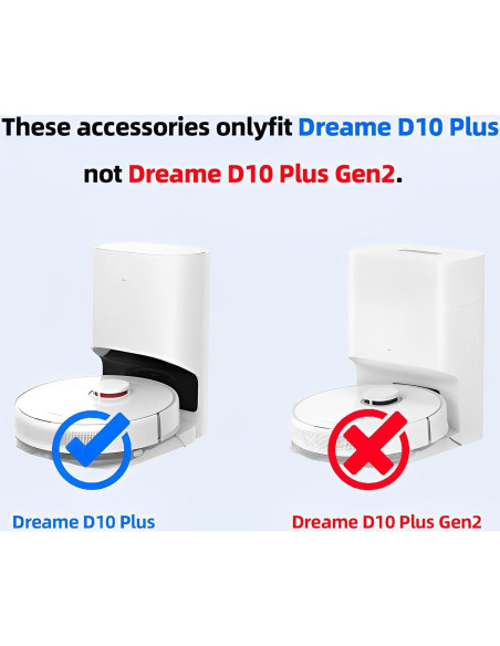 Kit de Repuestos HUIZHEN para Aspiradora Robot Dreametech D10 Plus - 18 Piezas