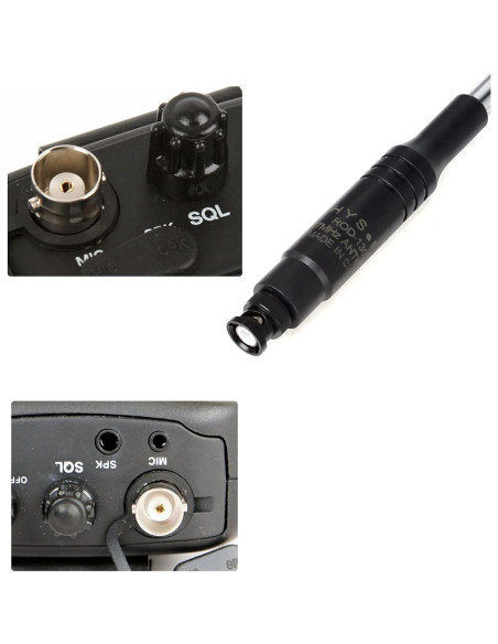 Antena Telescópica HYS 27Mhz BNC 25-132cm para Radio CB