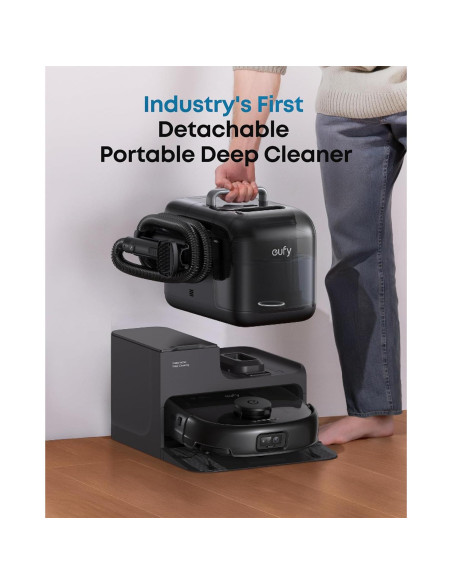 Aspiradora Robot eufy E28 HydroJet 2 en 1 con Limpiador Profundo