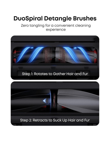 Aspiradora Robot eufy E28 HydroJet 2 en 1 con Limpiador Profundo