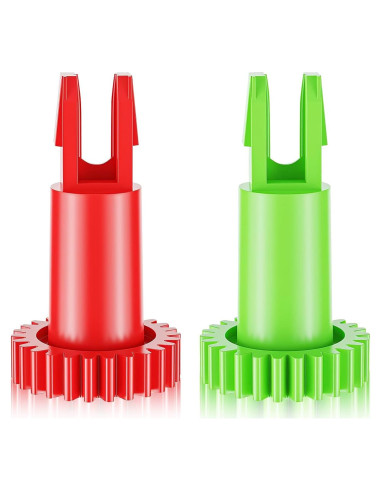 Engranajes de Motor del Cepillo Lateral ECOVACS DEEBOT Rojo y Verde
