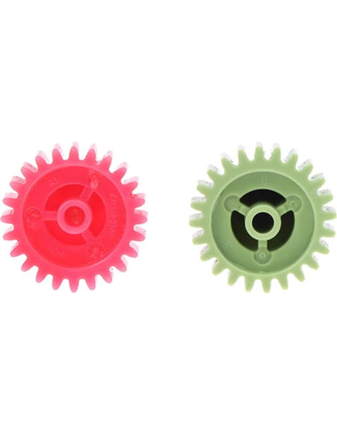 Engranajes de Motor del Cepillo Lateral ECOVACS DEEBOT Rojo y Verde