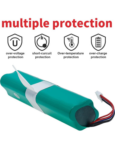 Batería Li-ion 14.4V 6400mAh para Ecovacs Deebot T8 T9