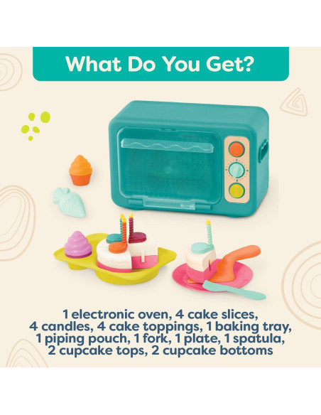 B. toys Mini Chef Juego de Horno 22 Piezas 3 Años +