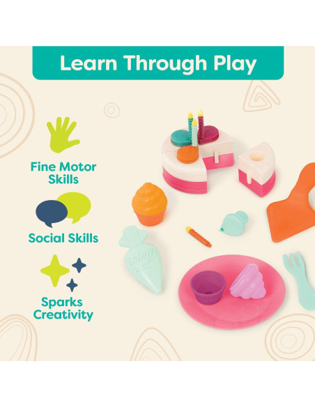 B. toys Mini Chef Juego de Horno 22 Piezas 3 Años +