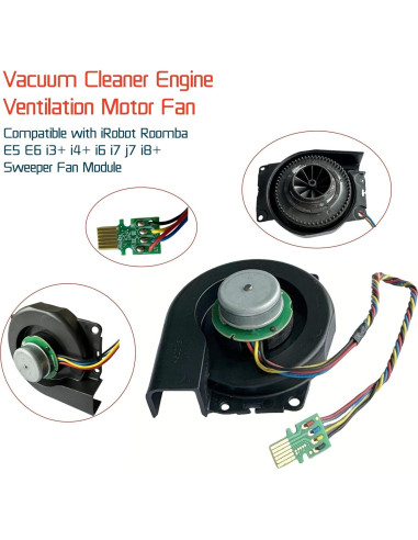 Motor de Ventilador para Aspiradora iRobot Roomba E5 E6 i3+ i4+ i6 i7 j7 i8+