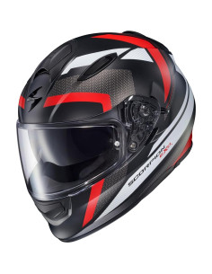 Casco ScorpionEXO Ryzer Rojo Grande con Visera Solar 2