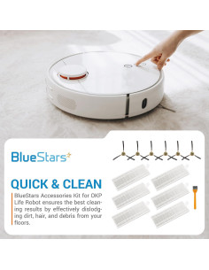 Kit de Accesorios BlueStars para Aspiradora Robot OKP Life y Lefant 2