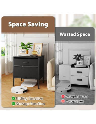 Gabinete de Almacenamiento para Aspiradora Robot Qmetalart RV-Cabinet