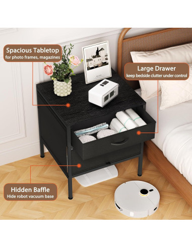 Gabinete de Almacenamiento para Aspiradora Robot Qmetalart RV-Cabinet