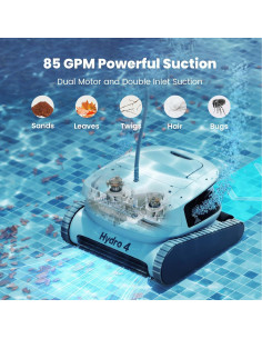 Limpiador de piscina robótico Poolmate Hydro 4 con cable 15m 2