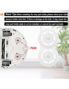 Soporte de almohadilla de mopa Frexusuent para Ecovacs Deebot T20 2