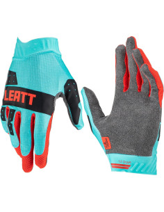 Guantes Leatt Moto 1.5 GripR Adulto Turquesa Pequeño 2