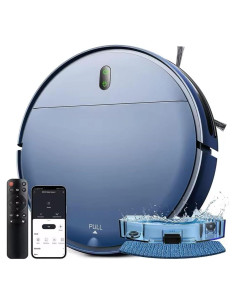 Aspiradora Robot Genérico 3 en 1 con Mopa 4500Pa Azul