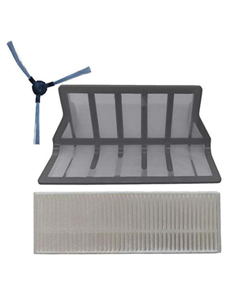 Kit de Filtros y Cepillos para Aspiradora Robot SereneLife PUCRCX10 Kit de Filtros y Cepillos para Aspiradora Robot SereneLife PUCRCX10