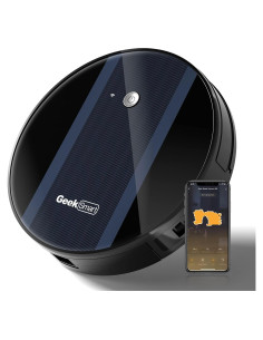 Aspiradora Robot GeekTale G6, Succión Fuerte 1800Pa, Wi-Fi