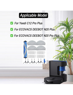 Kit de Accesorios para Aspiradora ECOVACS DEEBOT N20 Plus - Frexusuent 2