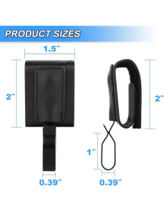 Clip de Cinturón para Sable de Luz PU Ajustable - Metal 2