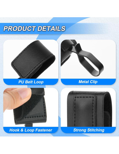 Clip de Cinturón para Sable de Luz PU Ajustable - Metal