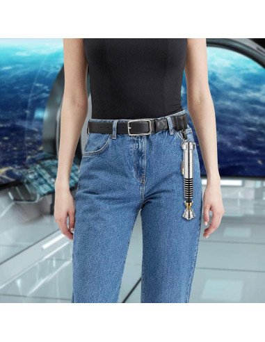 Clip de Cinturón para Sable de Luz PU Ajustable - Metal