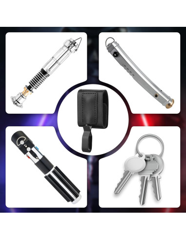 Clip de Cinturón para Sable de Luz PU Ajustable - Metal