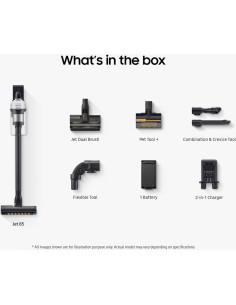 Aspiradora Inalámbrica Samsung Jet 85, 1400W, Cepillo Dual 2