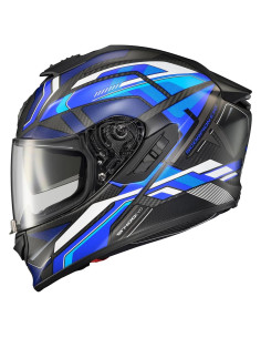 Casco Integral ScorpionEXO ST1400 EVO Fibra Carbono Azul