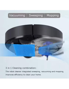 Aspiradora Robot Genérico 2 en 1 con Mopa y Control APP 2