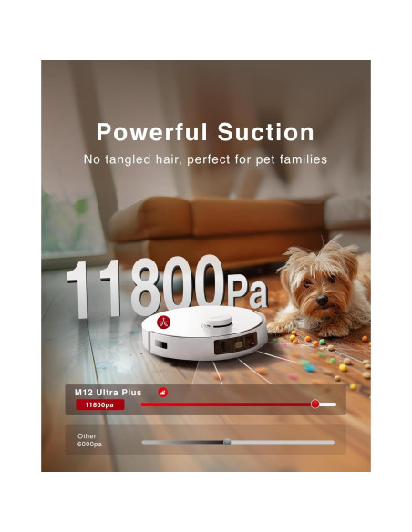 Robot Aspiradora Yeedi M12 Ultra Plus con Estación OMNI