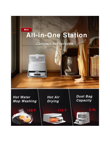 Robot Aspiradora Yeedi M12 Ultra Plus con Estación OMNI