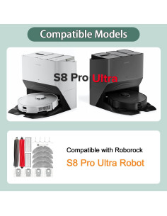 Kit de Accesorios CleanCrafter para Aspiradora Roborock S8 Pro Ultra 2