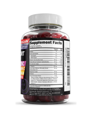 Gomitas de Melatonina Clean Nutra 10mg Suplemento para Dormir