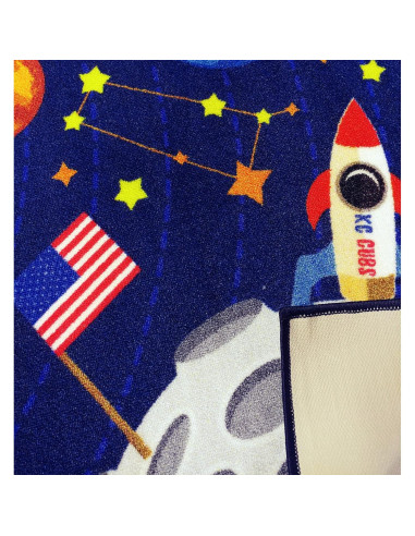Alfombra Educativa KC Cubs Sistema Solar 1.52x2.13m Multicolor