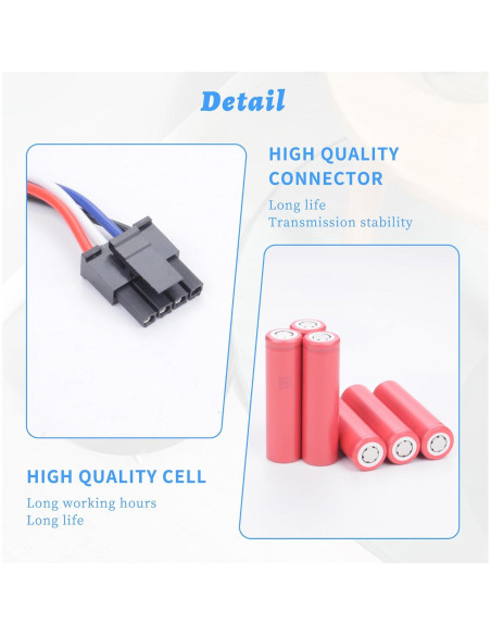 Batería de Reemplazo 6800mAh 14.4V para Aspiradora Xiaomi 1C