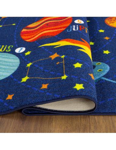 Alfombra Educativa KC Cubs Sistema Solar 1.52x2.13m Multicolor