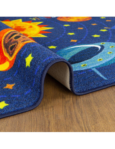 Alfombra Educativa KC Cubs Sistema Solar 1.52x2.13m Multicolor