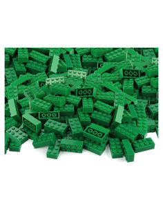 Bloques de Construcción Feleph 320 Piezas Verde 2x4