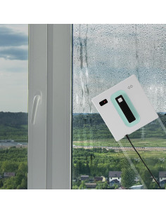 Robot Limpiador de Ventanas NHSemiQiXing 3 Modos Automáticos Blanco 2