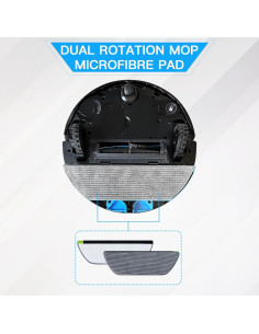 6 Paños de Mopa Repuestos para Aspiradora Robot Shark AV2800 2