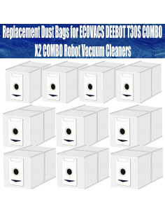 Bolsas de Polvo de Reemplazo FZCSZJFR para ECOVACS DEEBOT T30S COMBO - 10 Unidades 2