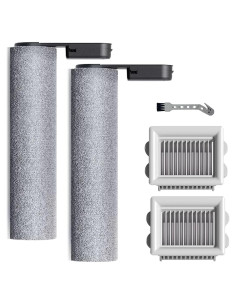 Kit de Accesorios para Aspiradora Robot Roborock Flexi Pro - 2 Rodillos y Filtro HEPA