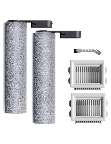 Kit de Accesorios para Aspiradora Robot Roborock Flexi Pro - 2 Rodillos y Filtro HEPA