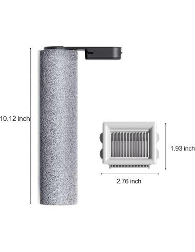 Kit de Accesorios para Aspiradora Robot Roborock Flexi Pro - 2 Rodillos y Filtro HEPA