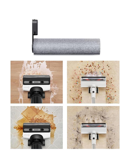 Kit de Accesorios para Aspiradora Robot Roborock Flexi Pro - 2 Rodillos y Filtro HEPA