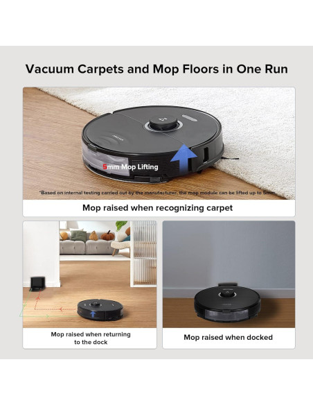 Roborock S8 Robot Aspiradora con Mopa y Cepillo DuoRoller Roborock S8 Robot Aspiradora con Mopa y Cepillo DuoRoller