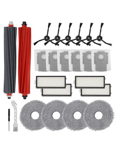 Kit de Accesorios 22 Piezas para Aspiradora Roborock Qrevo Master
