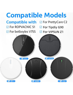 Kit de Accesorios para Aspiradoras Robot HUIZHEN 22 Piezas 2