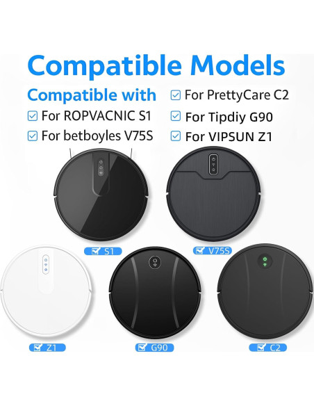 Kit de Accesorios para Aspiradoras Robot HUIZHEN 22 Piezas