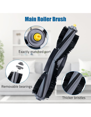 Kit de Reemplazo 18 Piezas para Aspiradora Robot Ecovacs Deebot X1